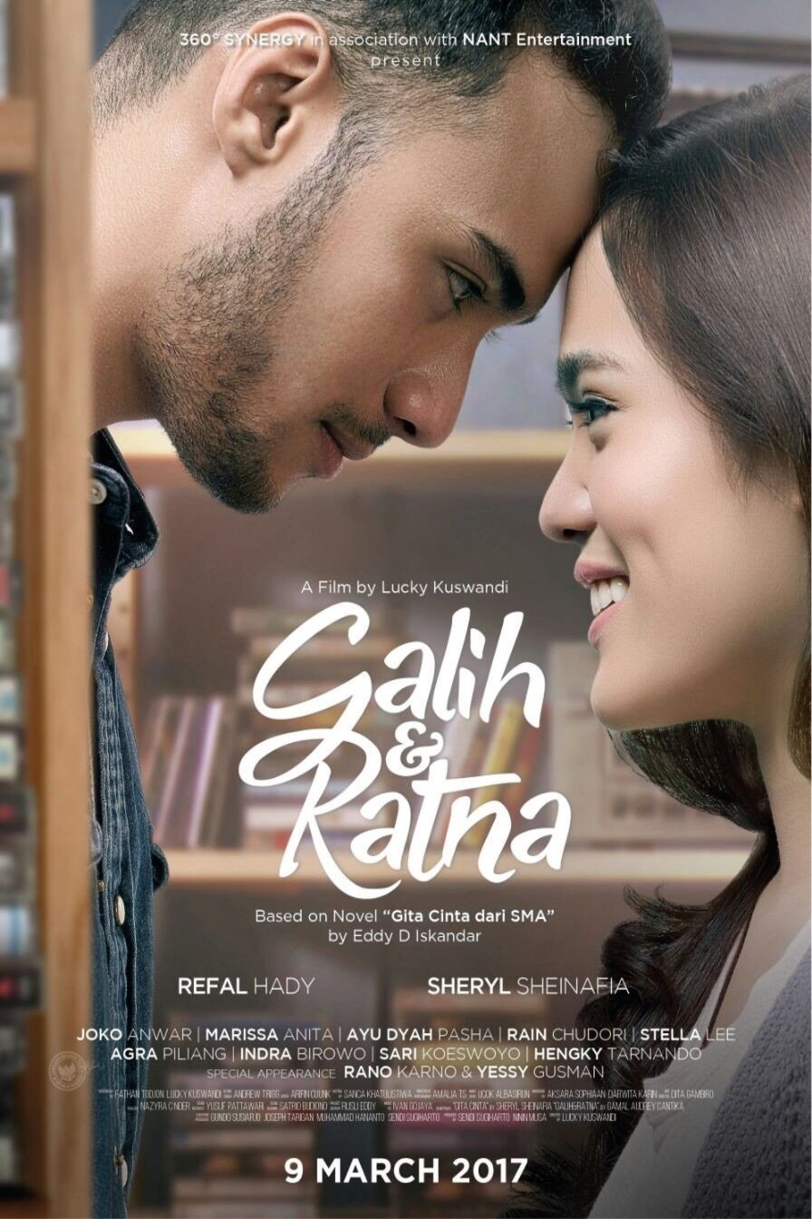 L'affiche originale du film Galih dan Ratna en Indonésien