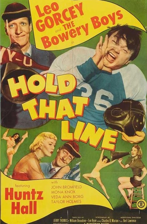 L'affiche du film Hold That Line [1952]
