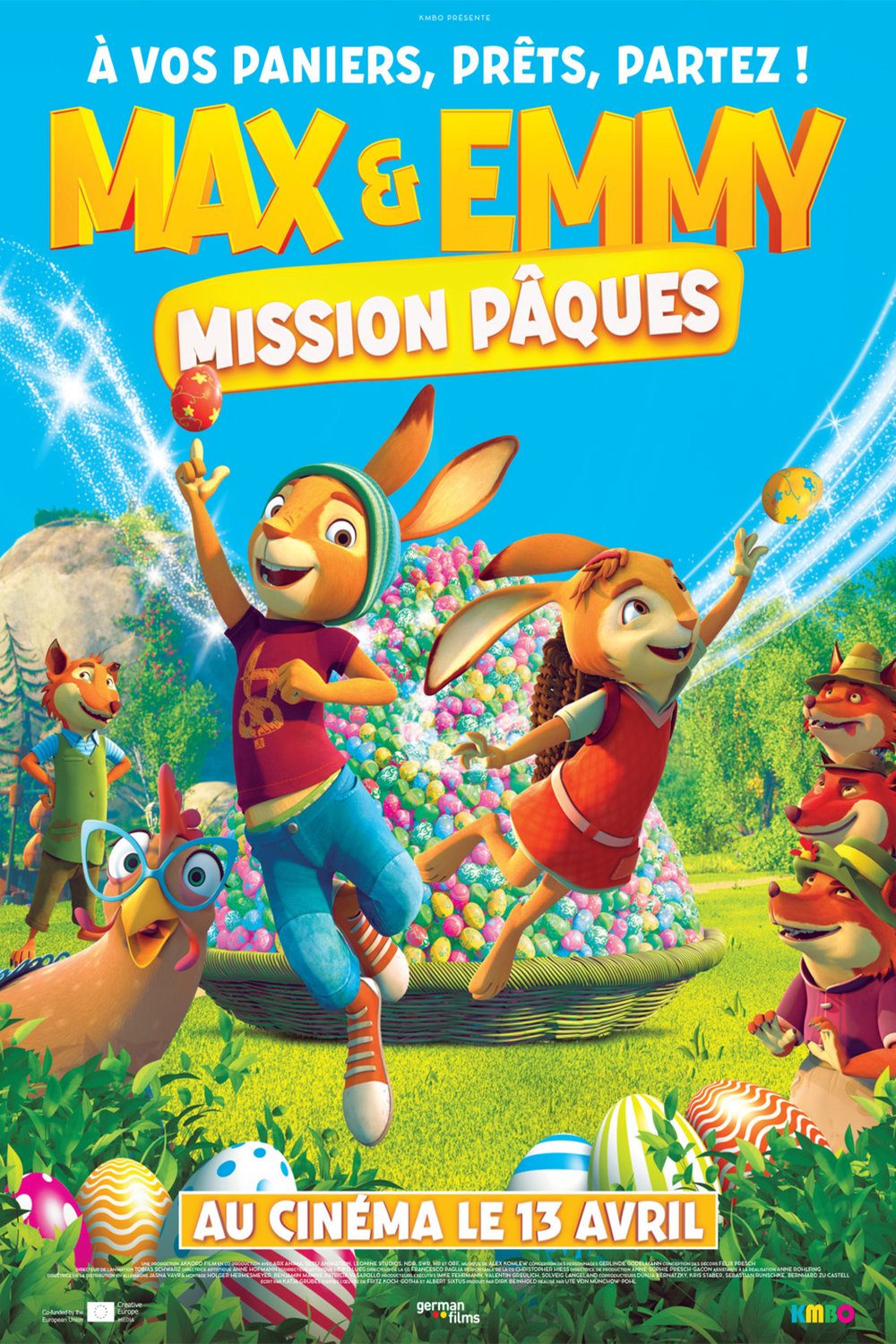 L'affiche du film Max & Emmy - Mission Pâques