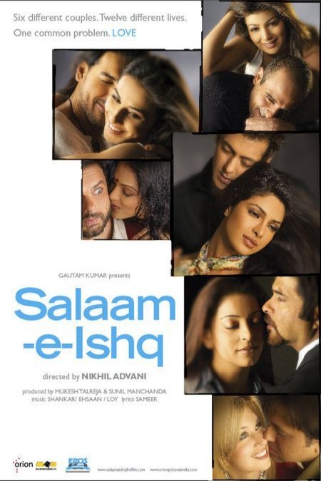 L'affiche originale du film Salaam-E-Ishq en Hindi