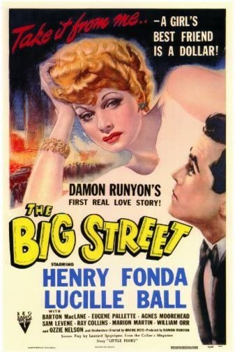 L'affiche du film The Big Street