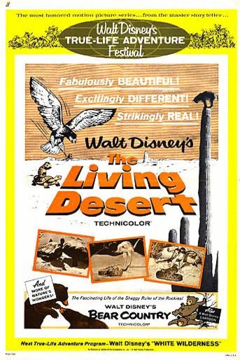 L'affiche du film The Living Desert