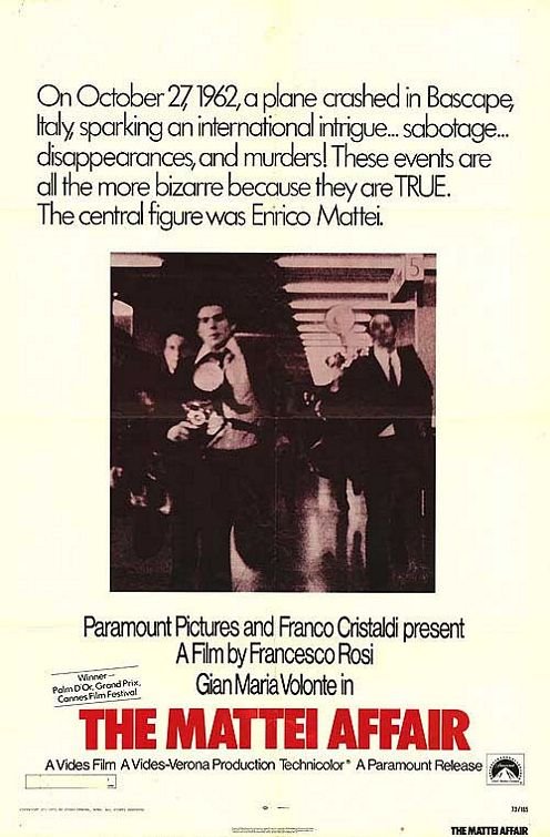 Poster of the movie The Mattei Affair [1972]