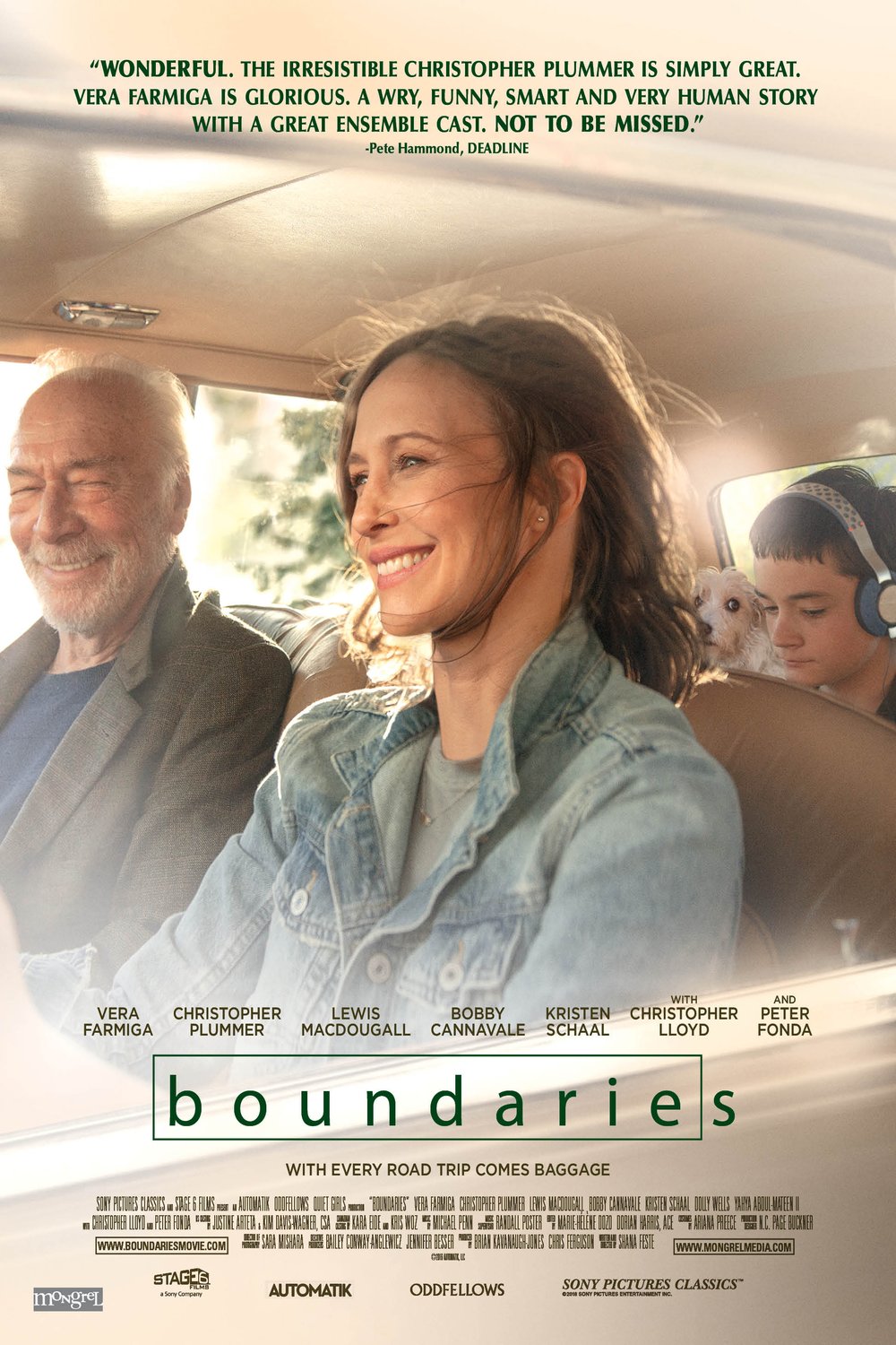 L'affiche du film Boundaries