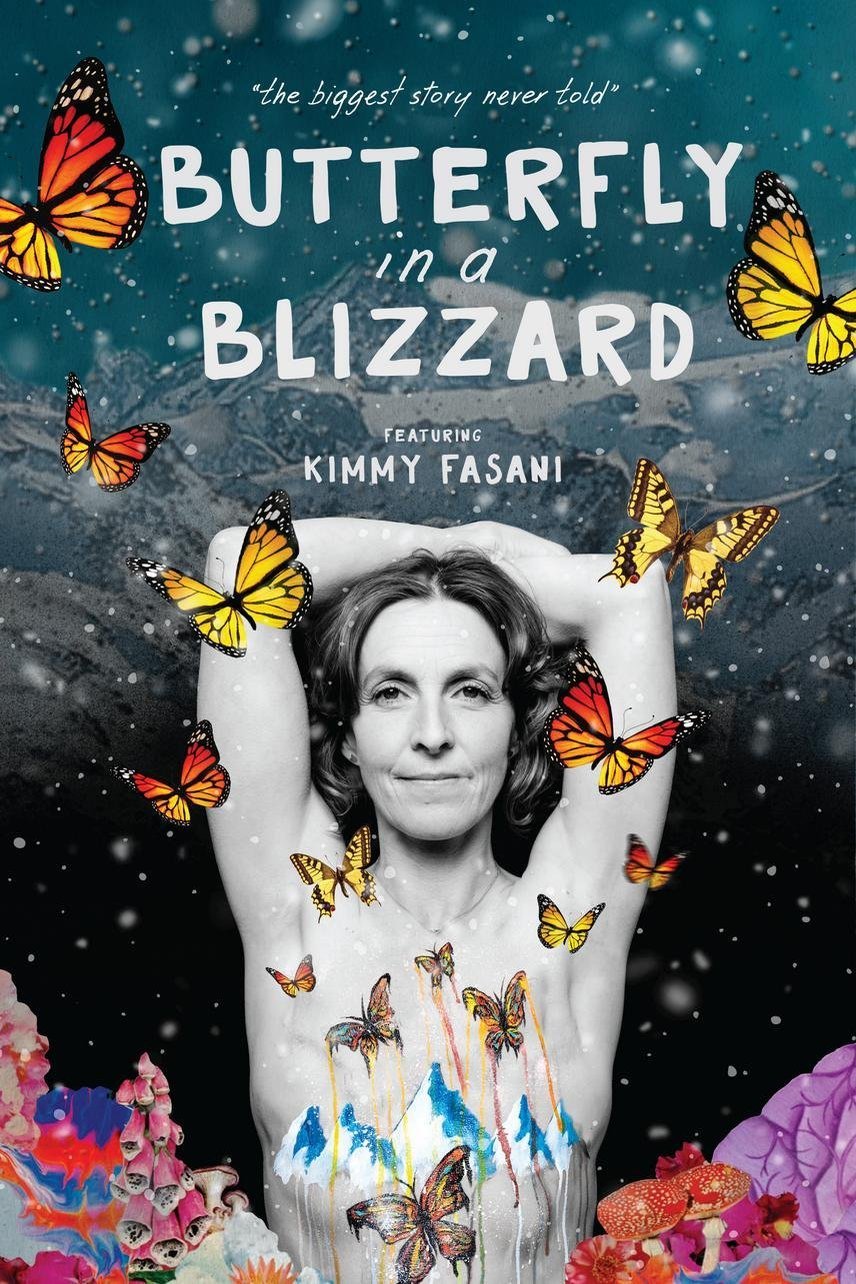 L'affiche du film Butterfly in a Blizzard [2025]