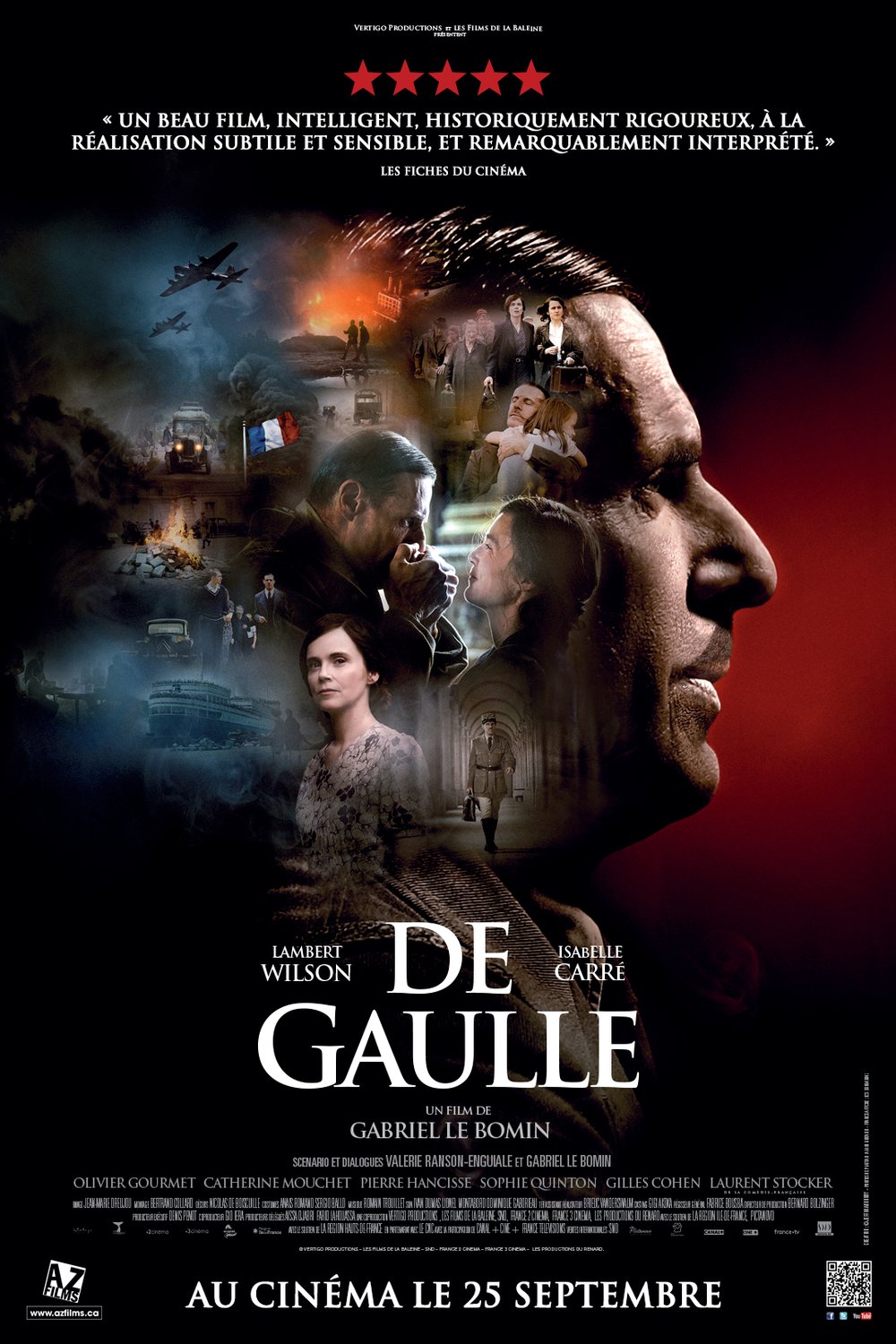 L'affiche du film De Gaulle