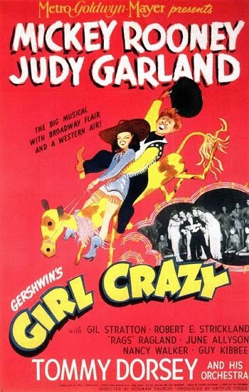 L'affiche du film Girl Crazy