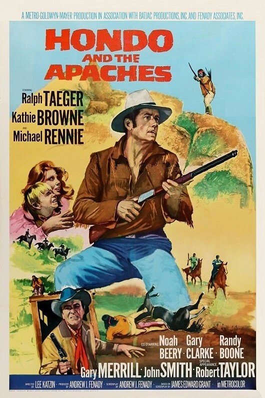 L'affiche du film Hondo and the Apaches