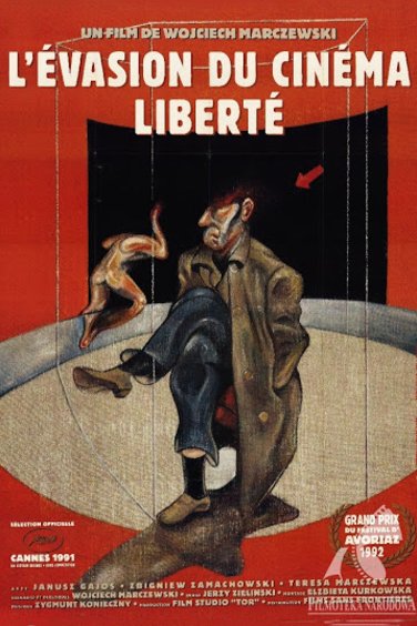 L'affiche du film L'évasion du cinéma Liberté