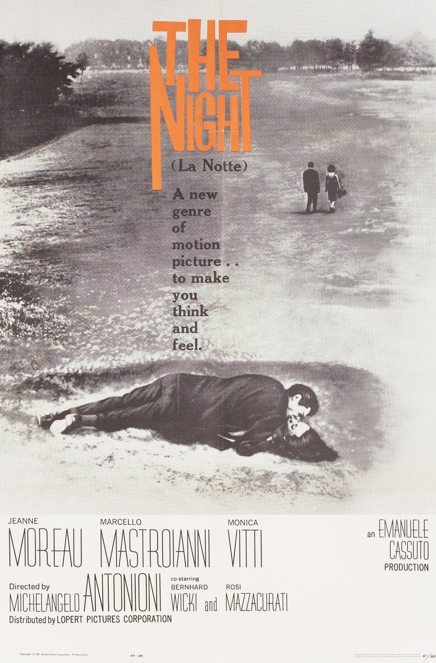 L'affiche du film The Night [1961]