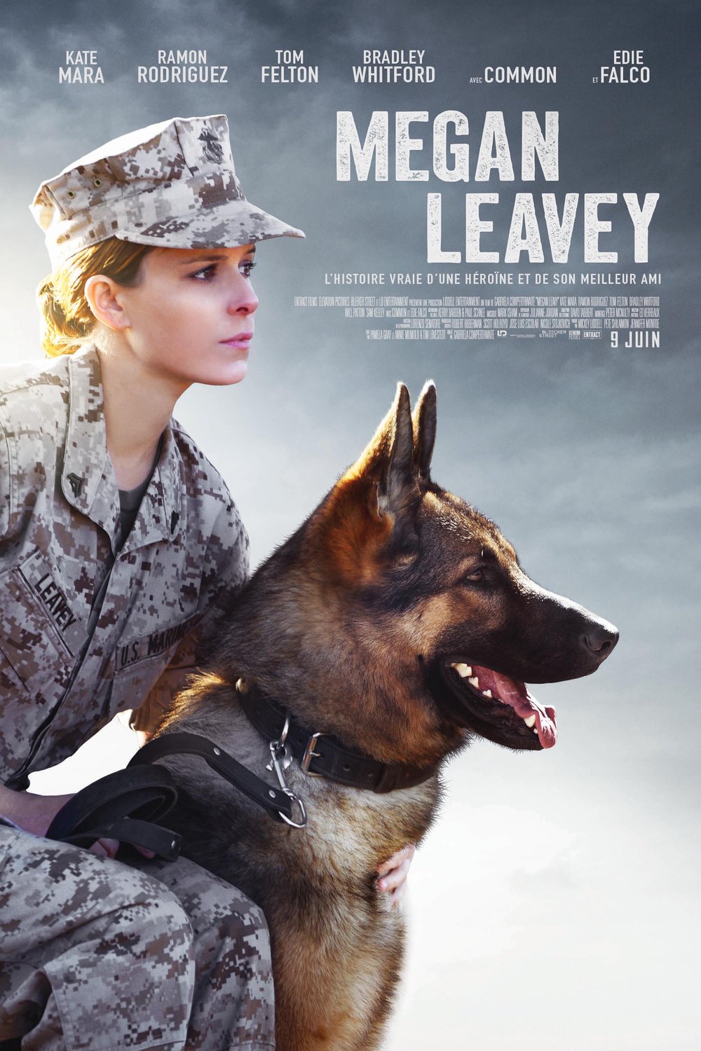 L'affiche du film Megan Leavey v.f.