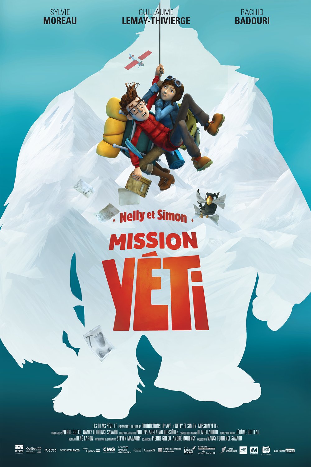 L'affiche du film Nelly et Simon: Mission Yéti v.f.