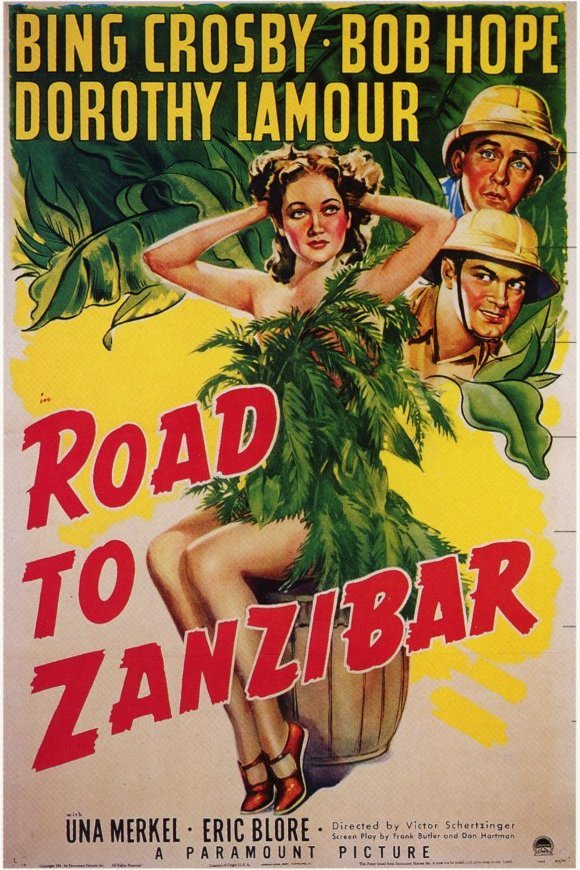 L'affiche du film Road to Zanzibar