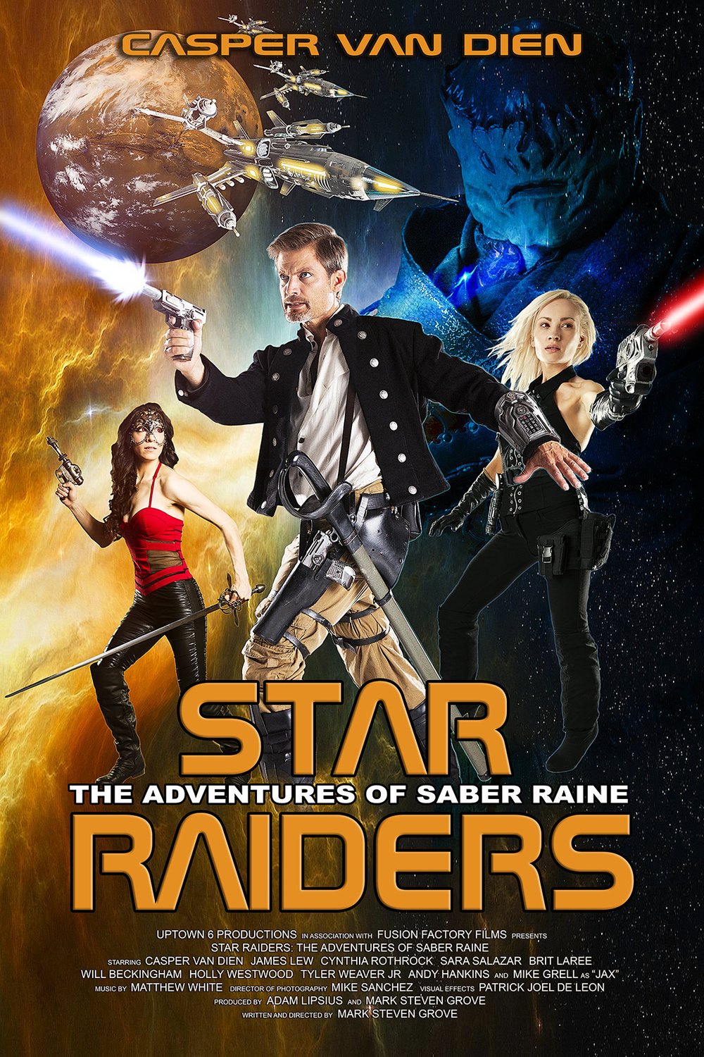L'affiche du film Star Raiders: The Adventures of Saber Raine