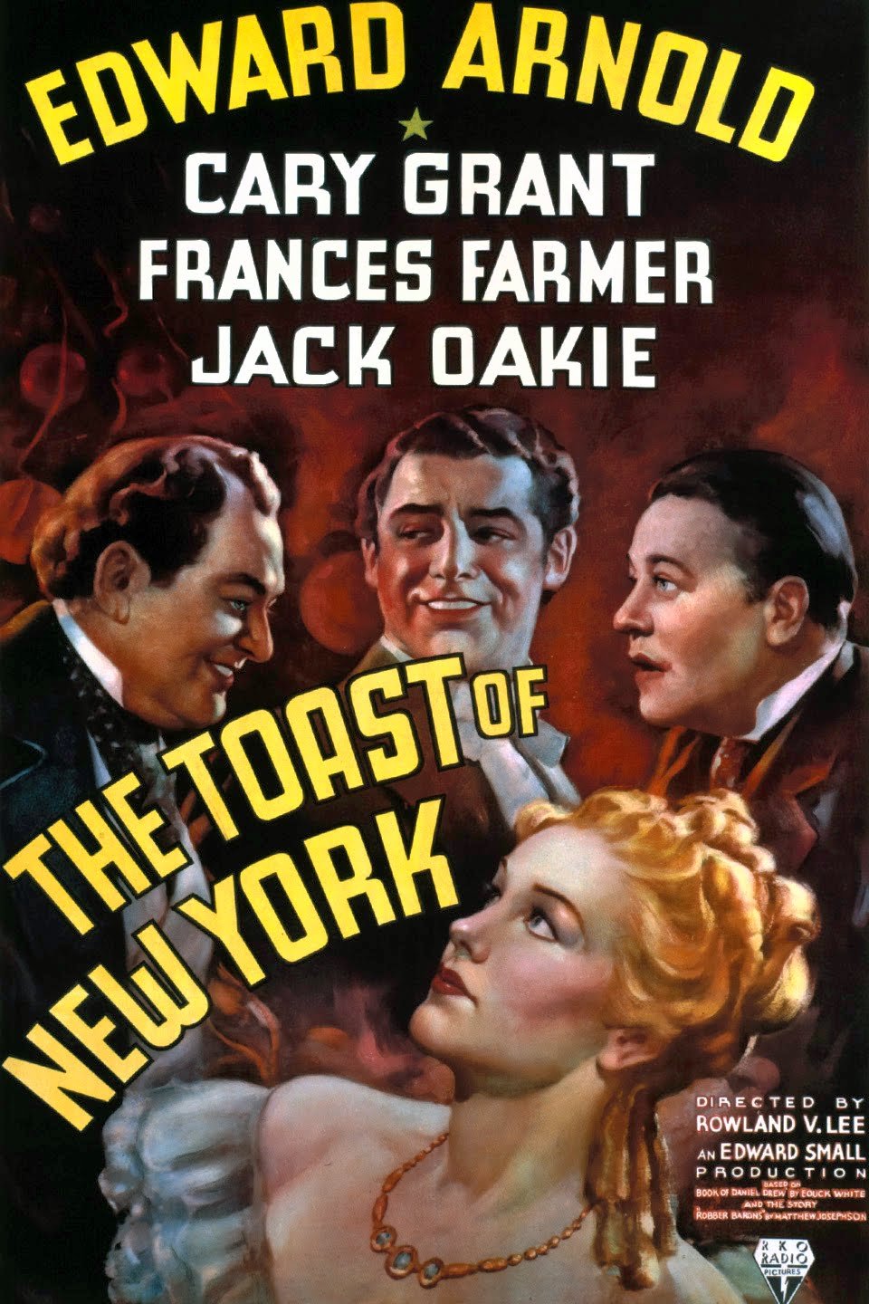 L'affiche du film The Toast of New York