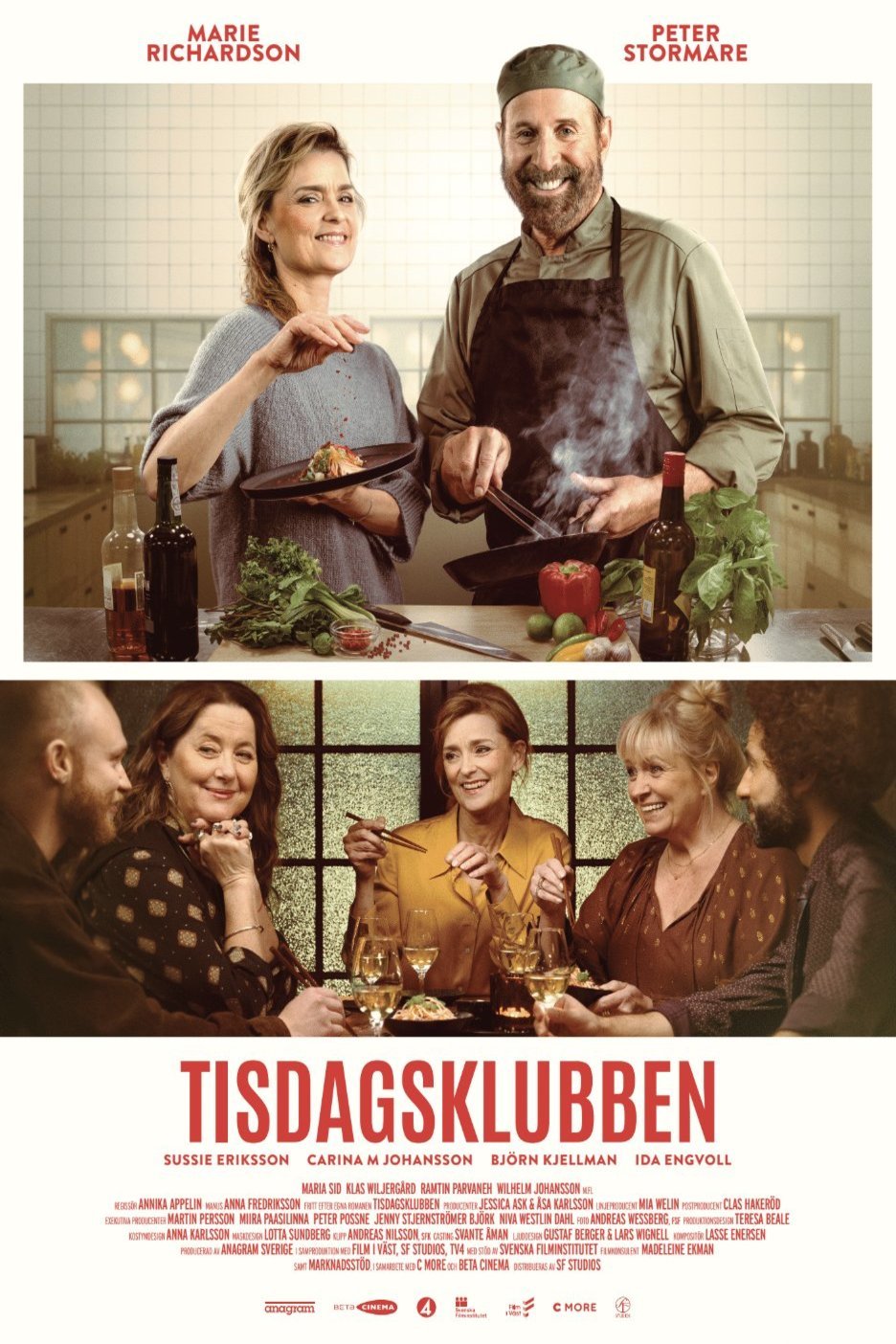 Swedish poster of the movie Tisdagsklubben
