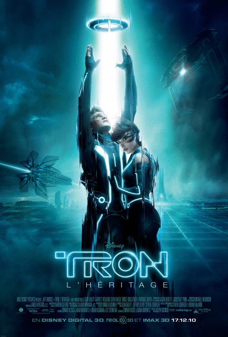 L'affiche du film TRON: l'héritage
