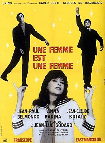 L'affiche du film Une Femme est une femme