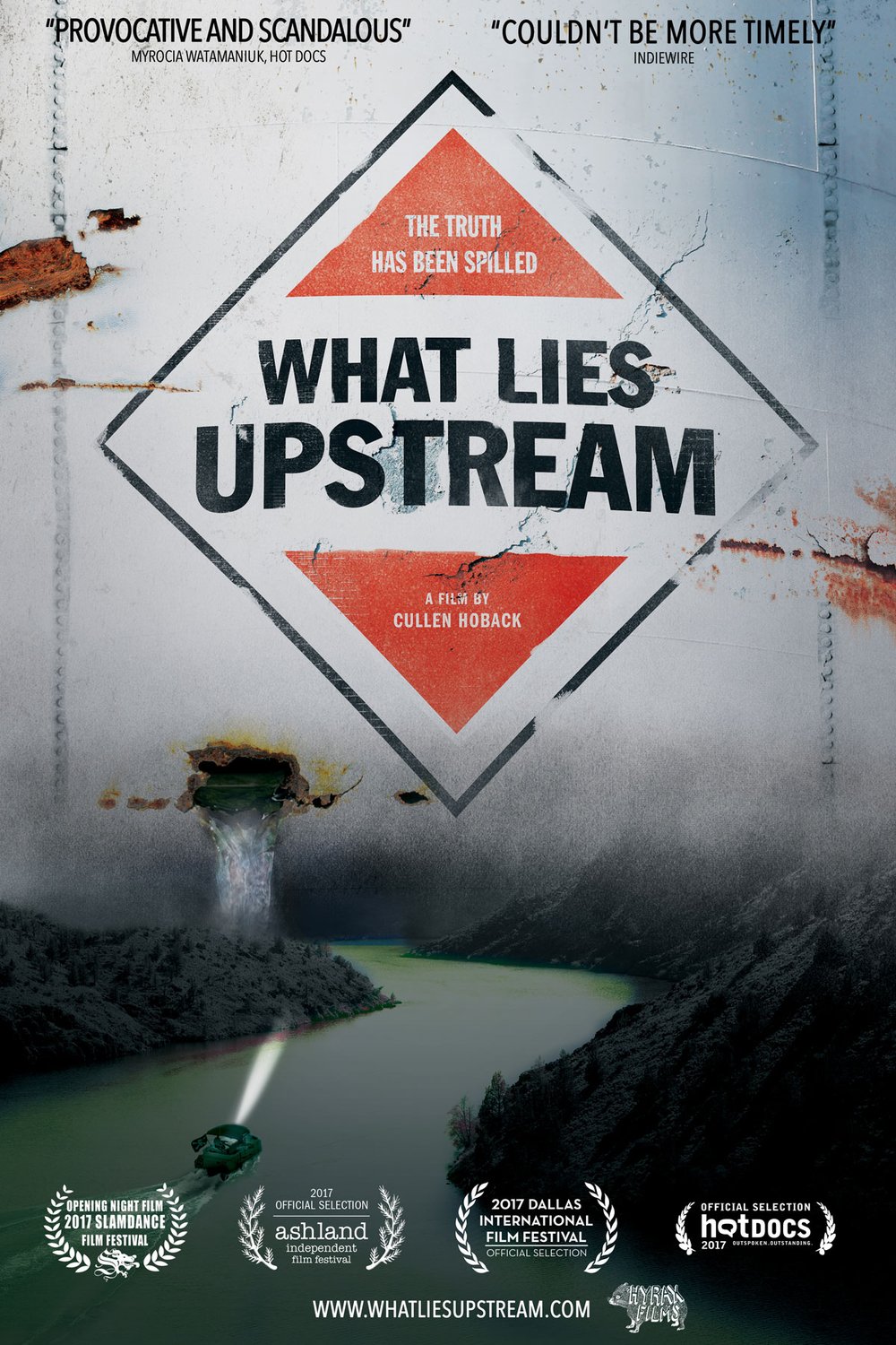 L'affiche du film What Lies Upstream