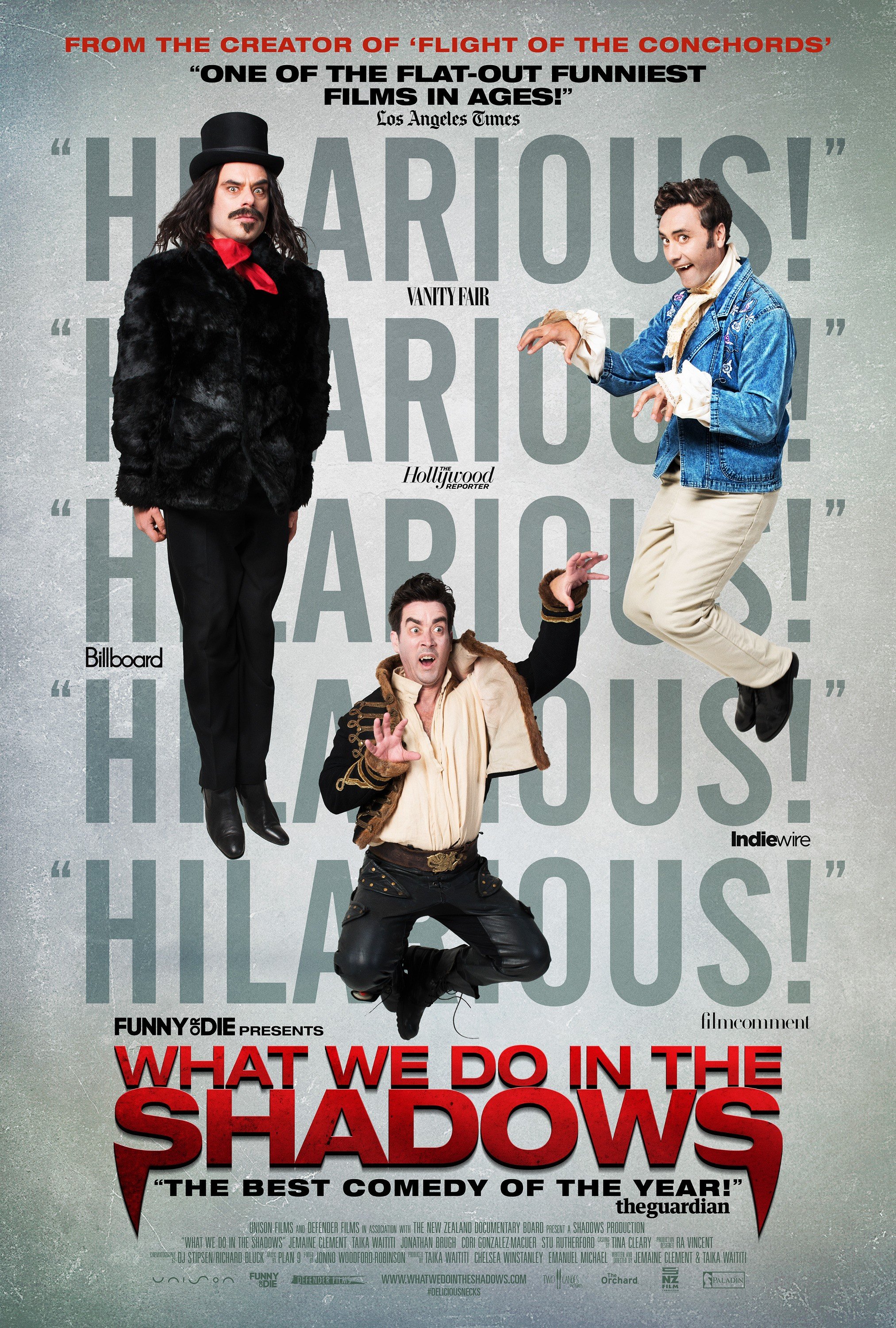 L'affiche du film What We Do in the Shadows