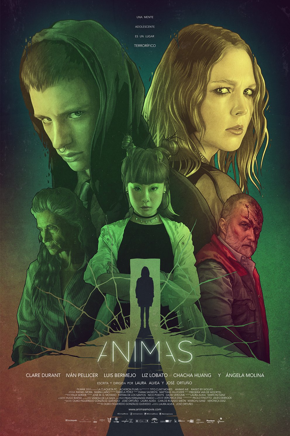 Spanish poster of the movie Ánimas
