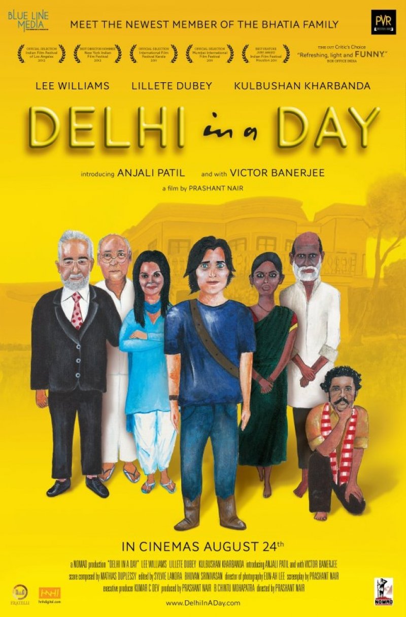 L'affiche originale du film Delhi in a Day en Hindi
