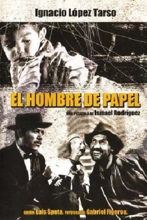 Spanish poster of the movie The Paper Man