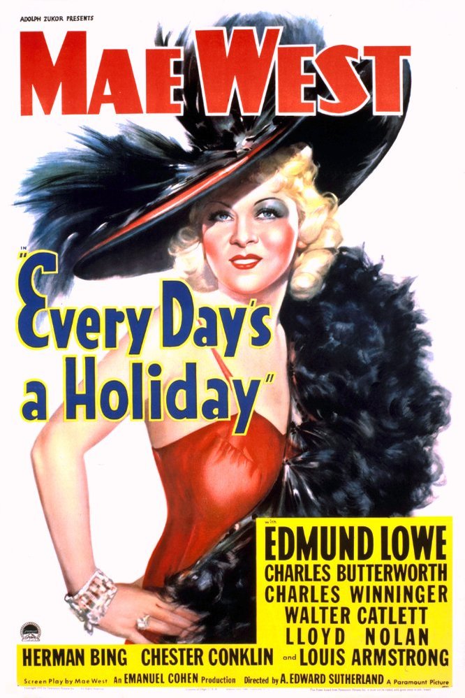 L'affiche du film Every Day's a Holiday