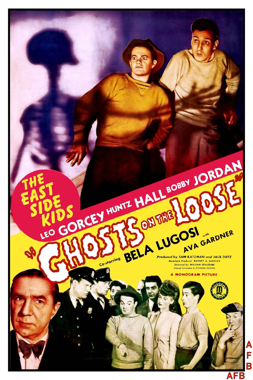 L'affiche du film Ghosts on the Loose