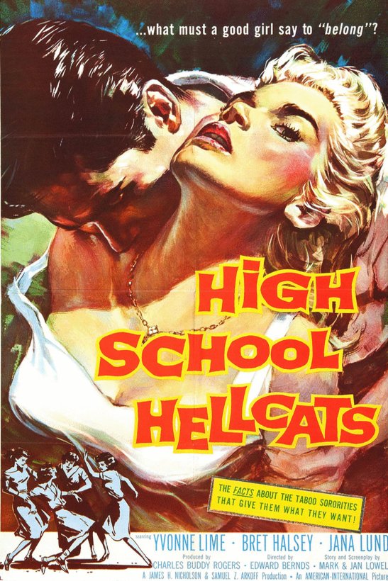 L'affiche du film High School Hellcats