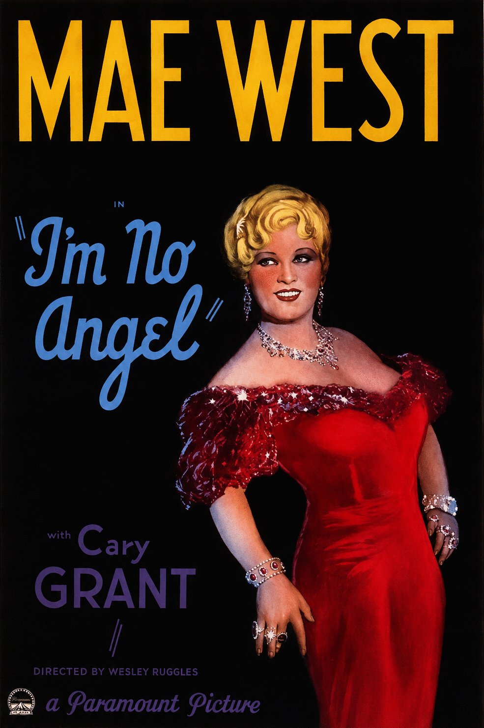 L'affiche du film Je ne suis pas un ange [1933]