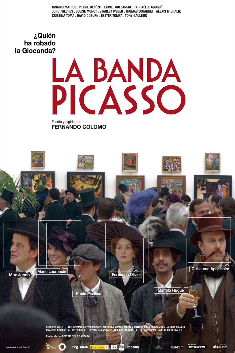 Spanish poster of the movie Picasso's Gang