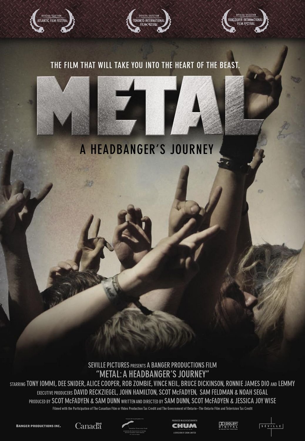 L'affiche du film Metal: A Headbanger's Journey