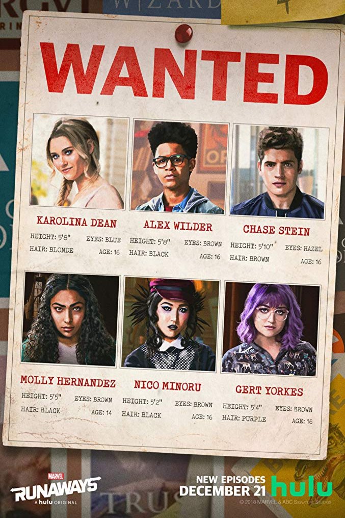 L'affiche du film Runaways