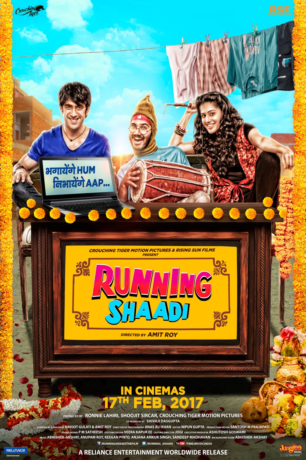 L'affiche du film Running Shaadi