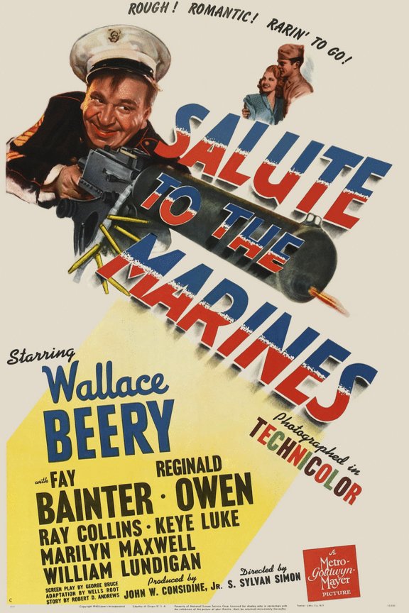 L'affiche du film Salute to the Marines