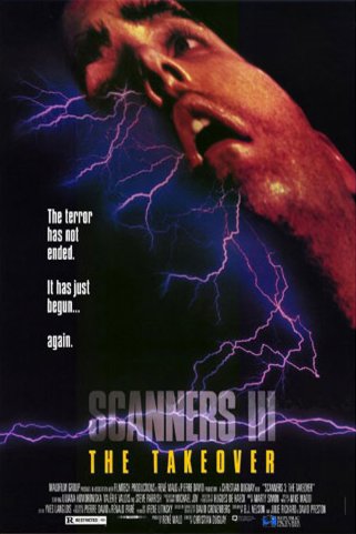 L'affiche du film Scanners III: The Takeover [1991]