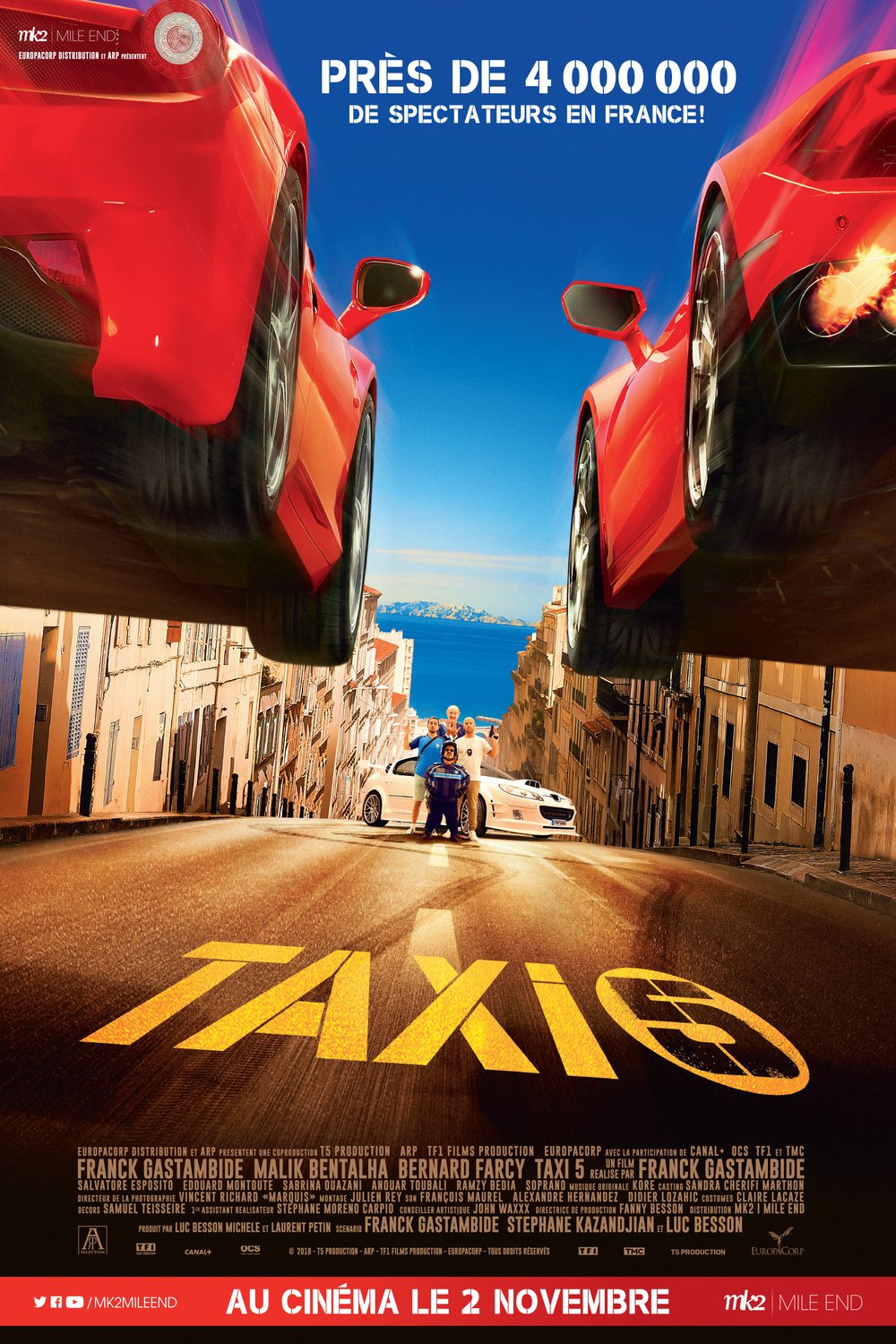 L'affiche du film Taxi 5