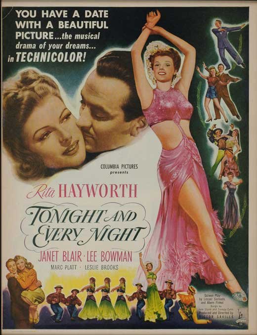 L'affiche du film Tonight and Every Night