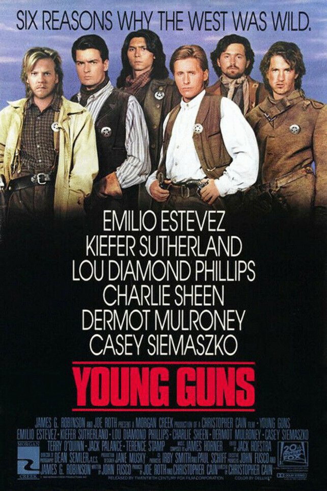 L'affiche du film Young Guns