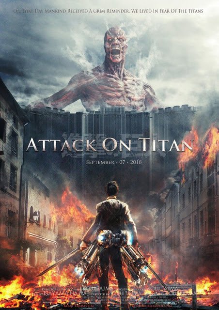 L'affiche du film Attack on Titan: Part 1