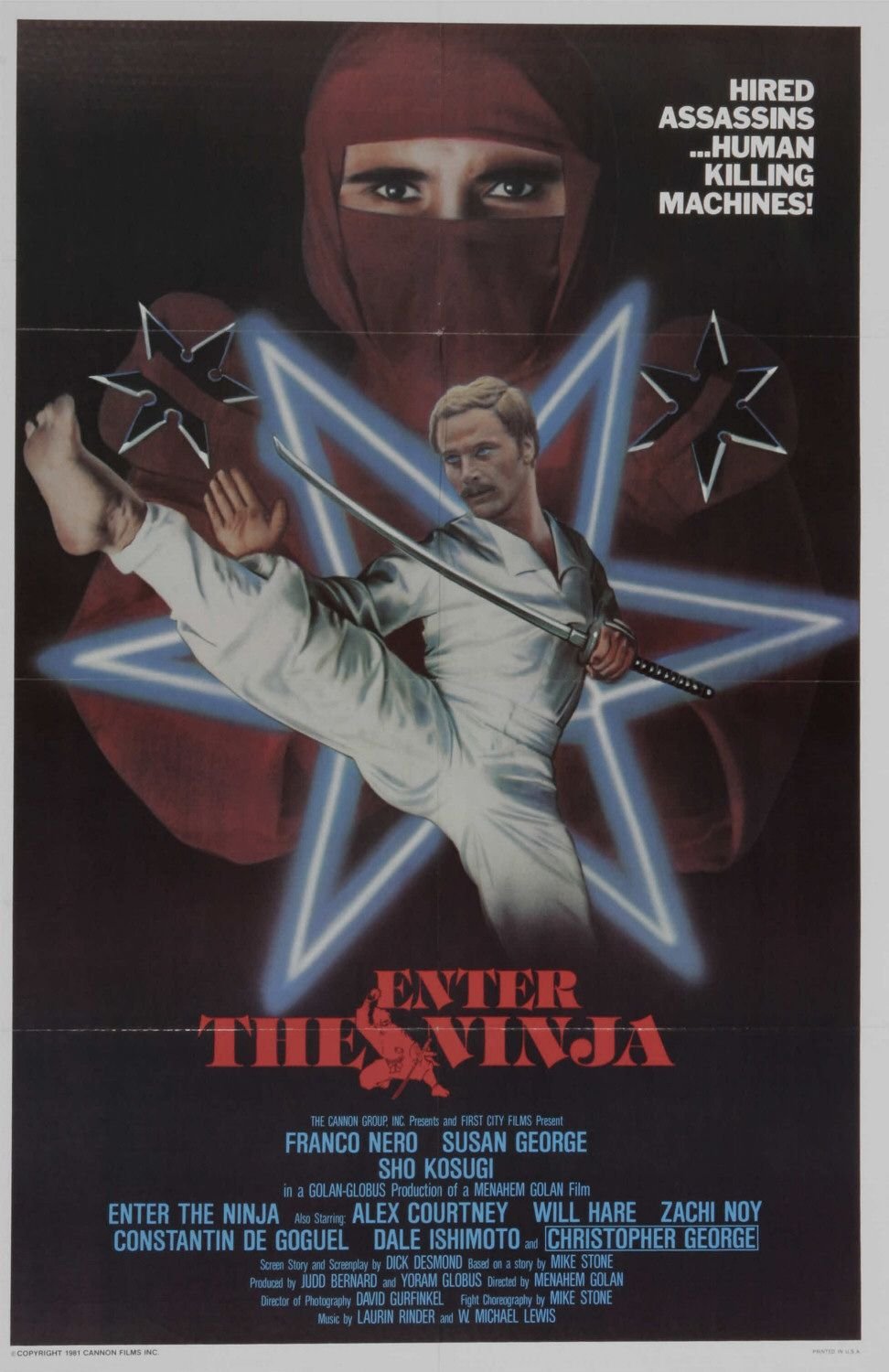 L'affiche du film Enter the Ninja