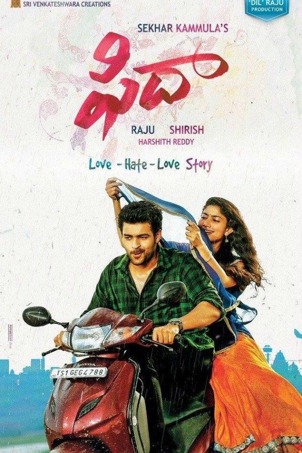 Telugu poster of the movie Fidaa