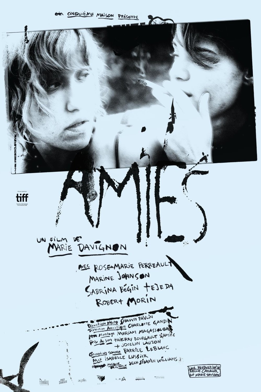 L'affiche du film Amies