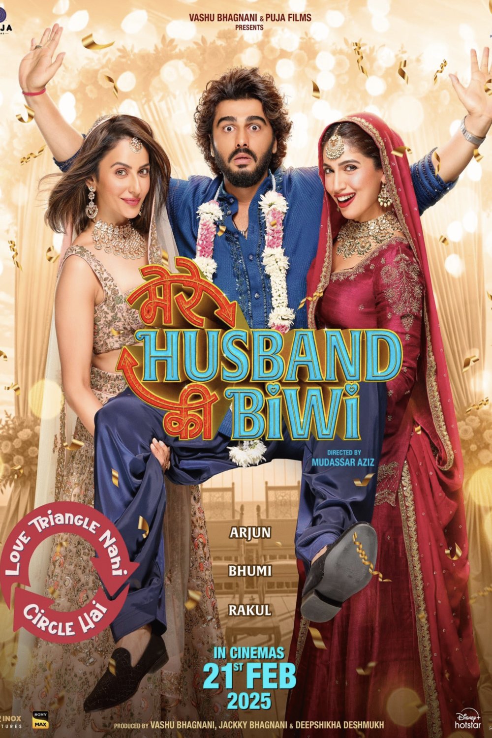L'affiche du film Mere Husband Ki Biwi [2025]