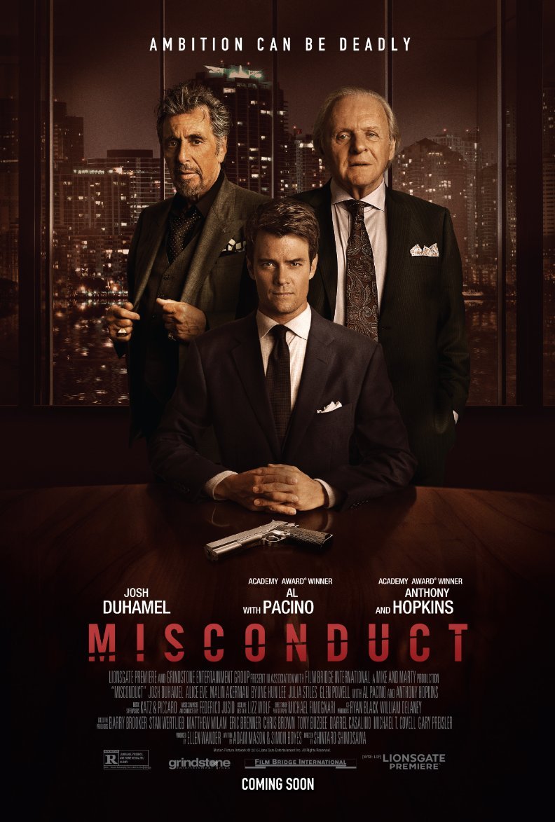 L'affiche du film Misconduct