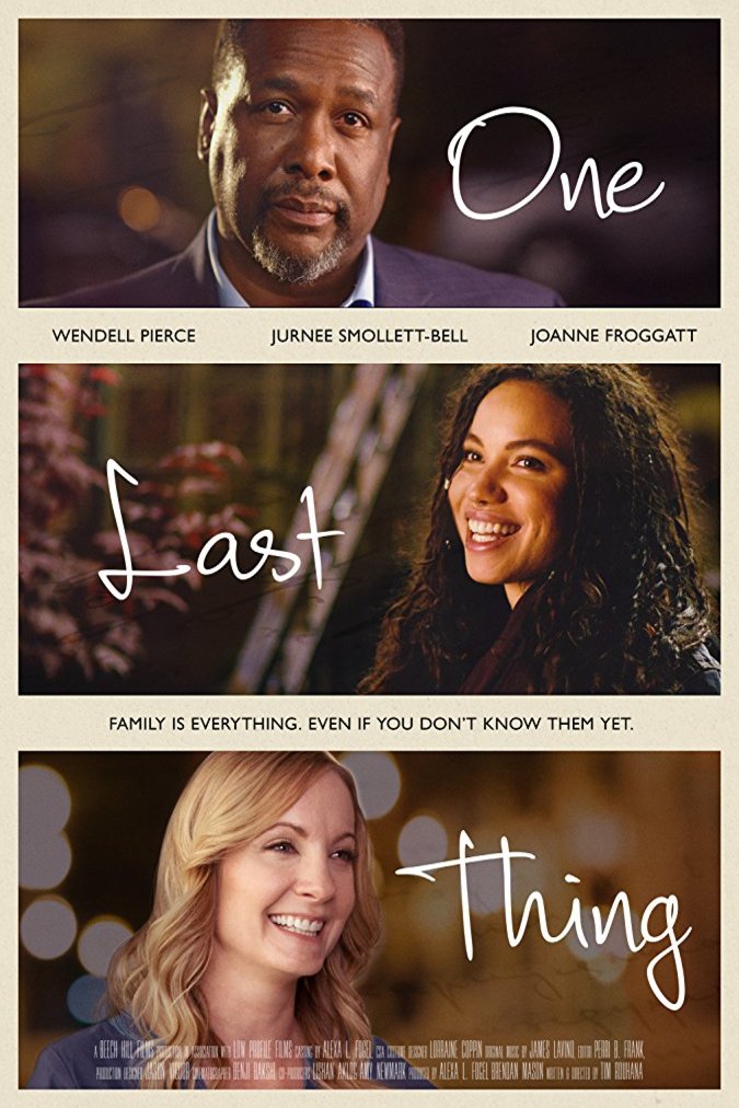 L'affiche du film One Last Thing