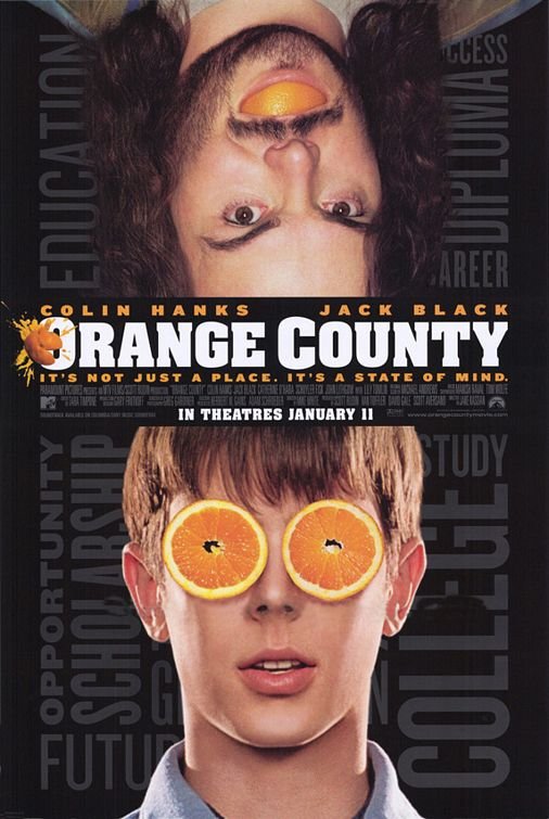L'affiche du film Orange County