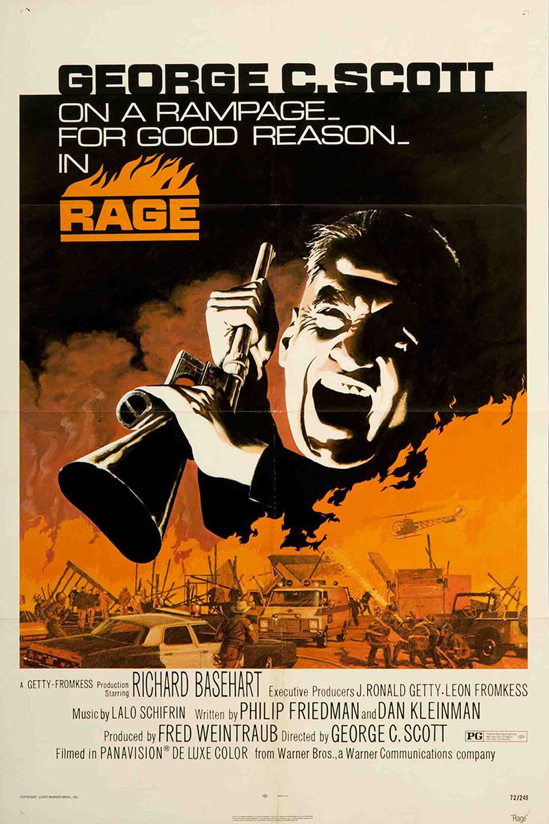 L'affiche du film Rage