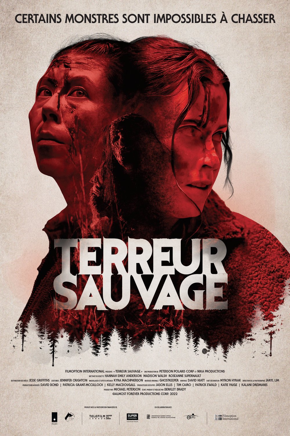 L'affiche du film Terreur sauvage [2022]